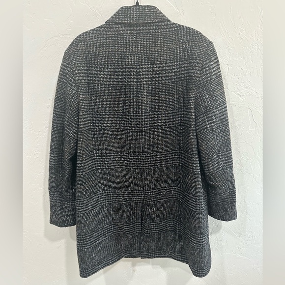 J CREW Plaid Thompson Car Coat  42/L - Picture 3 of 11